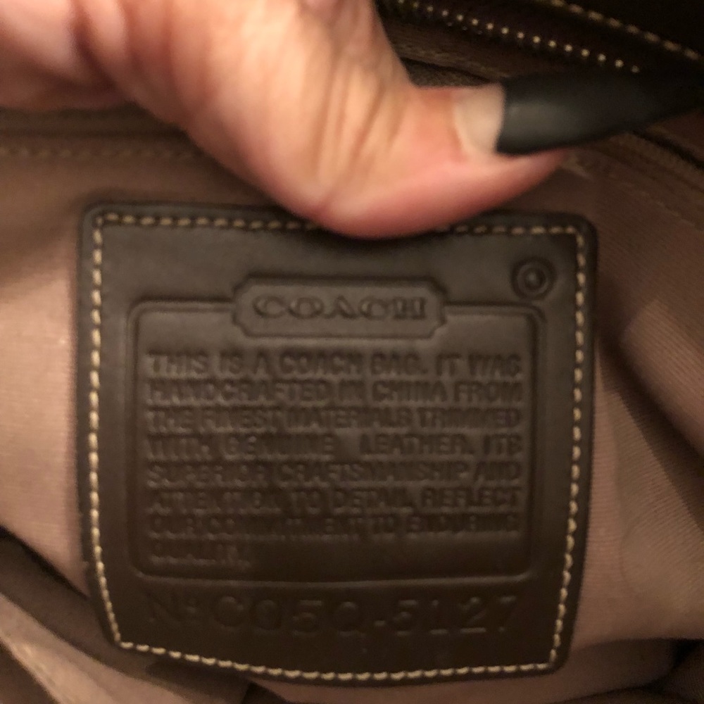 Authentic Coach Patchwork Tote Xl - image 2